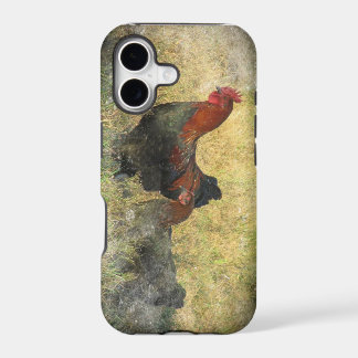 Grunge Black Copper Marans Iphone Case