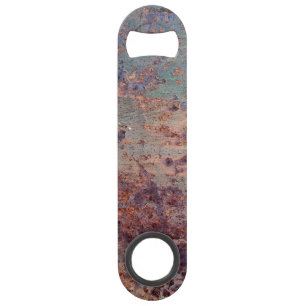 Grunge Blue Rusted Metal Pattern