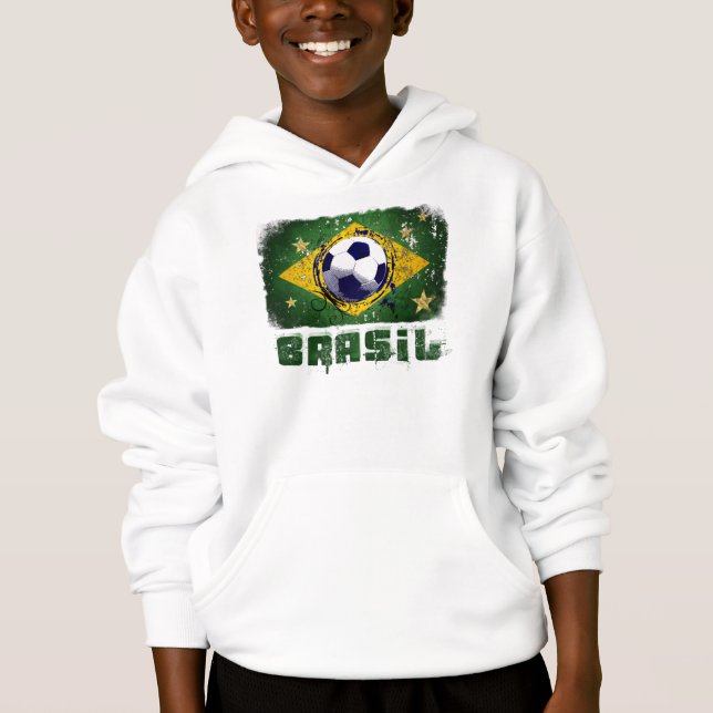 Grunge brazil soccer flag gifts (Front)