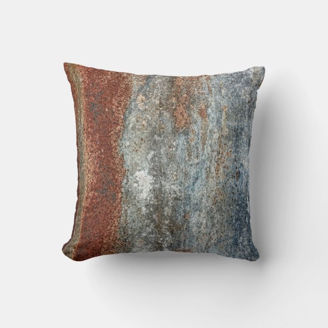 Grunge Brown Rust Texture Pattern Cushion (Front)