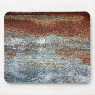 Grunge Brown Rust Texture Pattern Mouse Pad