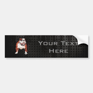 Grunge Bulldog Bumper Sticker