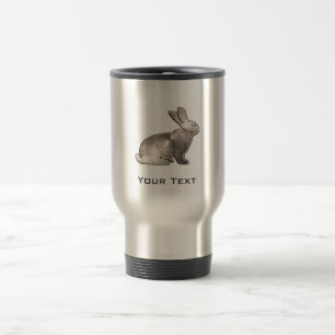 Grunge Bunny Travel Mug