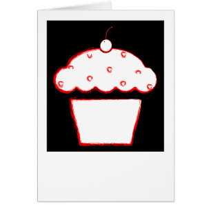 grunge cherry cupcake