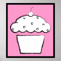 grunge cherry cupcake