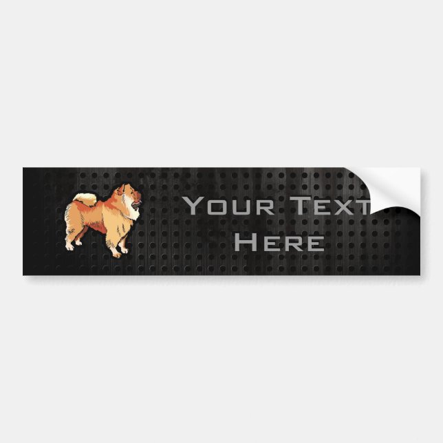Grunge Chow Chow Bumper Sticker (Front)