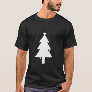 Grunge Christmas Tree Holiday for Winter Party T-Shirt