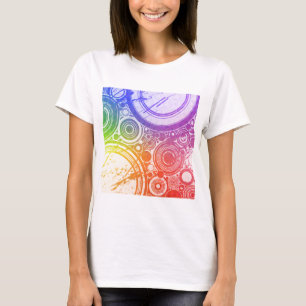 Grunge Circles: Rainbow Edition: T-Shirt