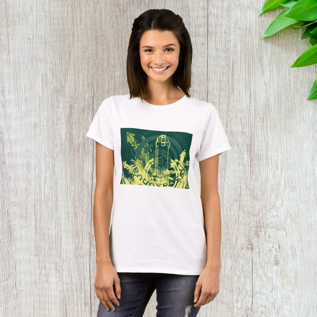 Grunge City Graphic T-Shirt (Creator Uploaded)