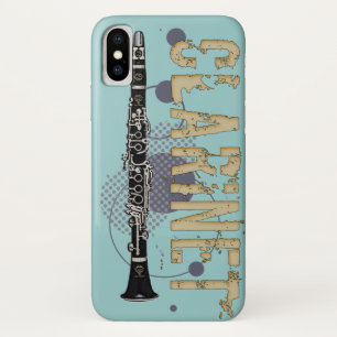 Grunge Clarinet iPhone X Case