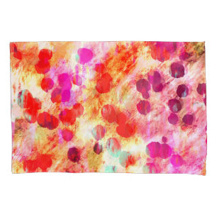 Grunge color dot texture background pillowcase