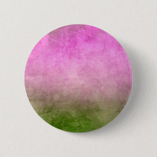 Grunge Colors - Pink & Green 6 Cm Round Badge
