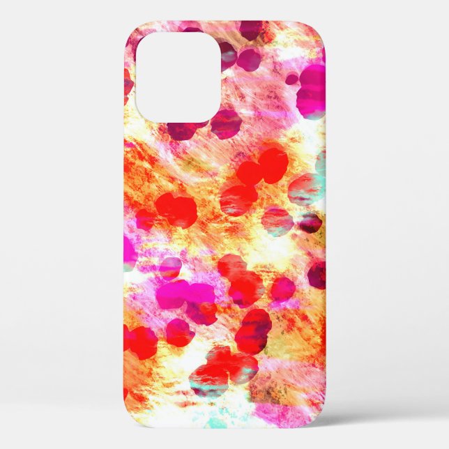 Grunge colour dot texture background Case-Mate iPhone case (Back)