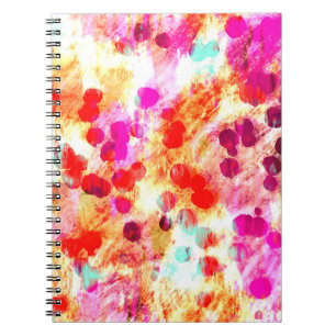 Grunge colour dot texture background notebook