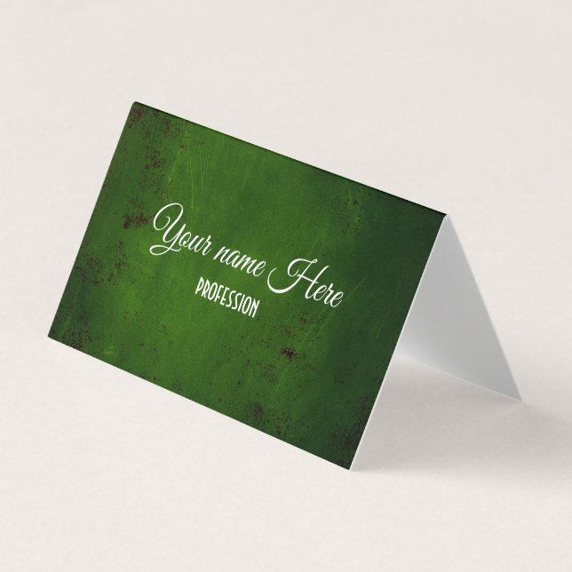 Grunge concrete texture business card (Front)