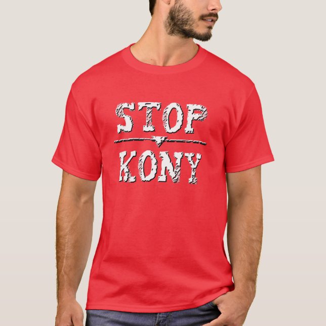 Grunge Decay STOP KONY T-Shirt (Front)
