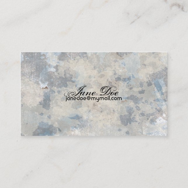 Grunge Delight Business Card (Front)
