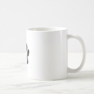 Grunge Distressed Dog Paw K-9 Coffee Mug