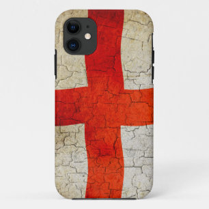 Grunge England flag iPhone 11 Case