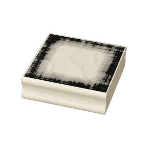 Grunge Fabric Border Rubber Art Stamp