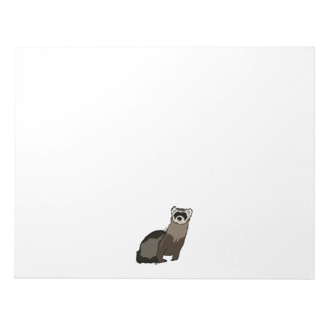 Grunge Ferret Notepad (Front)