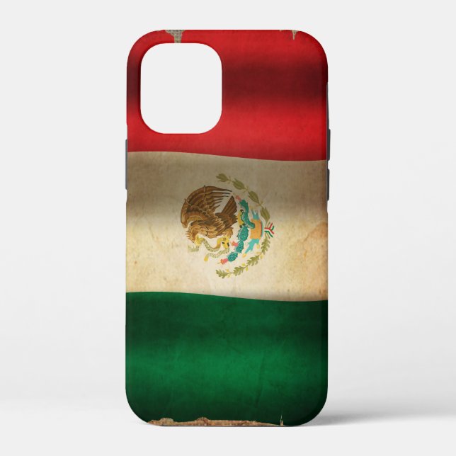 Grunge Flag of Mexico Case-Mate iPhone Case (Back)