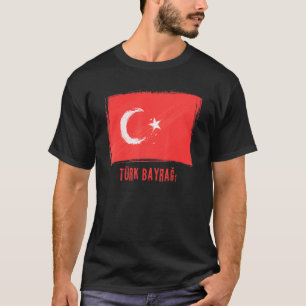 Grunge Flag Of The Republic Of Turkey Turkish Lan T-Shirt