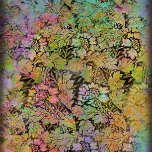 Grunge Floral Decoupage Tissue Paper
