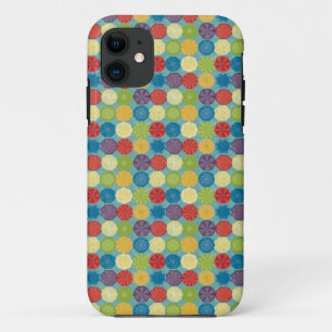 Grunge Fruit Slices 2 iPhone 11 Case