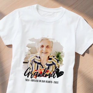 Grunge Funeral Forever in our Hearts Photo T-Shirt