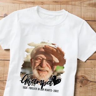 Grunge Funeral Forever in our Hearts Photo T-Shirt