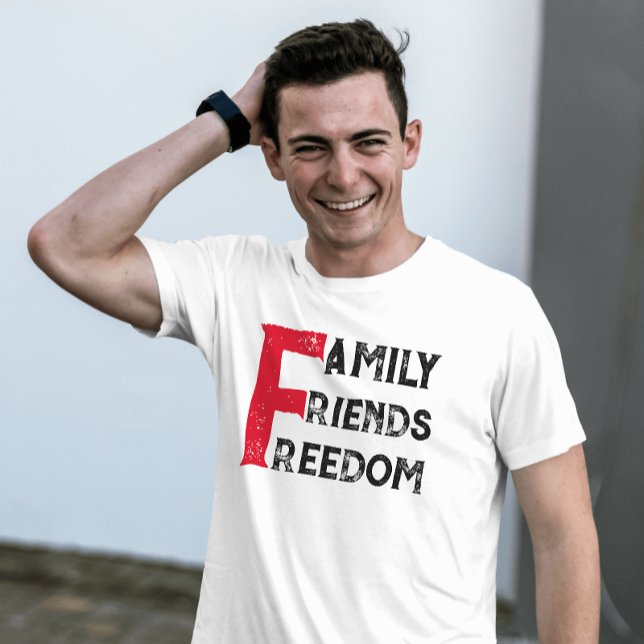 Grunge Funny F words Family friends freedom T-Shirt (Creator Uploaded)