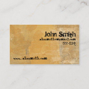 Grunge Gold Business Card