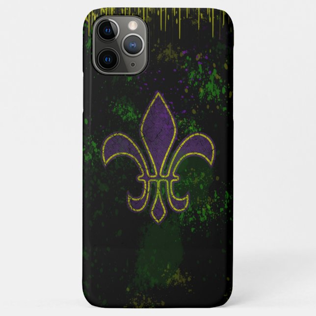 Grunge Goth Mardi Gras Case-Mate iPhone Case (Back)