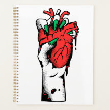 Grunge Gothic Hand Holding Heart Artwork