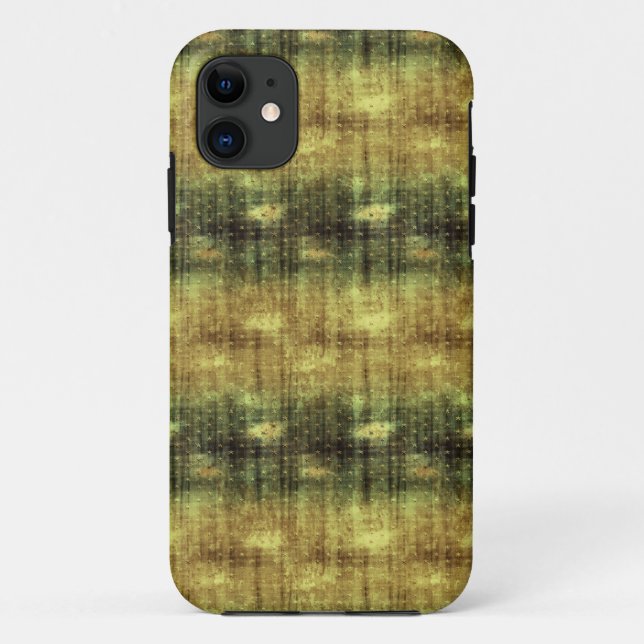 Grunge Green Gold Case-Mate iPhone Case (Back)