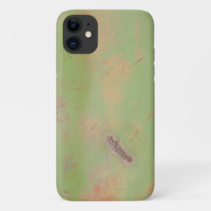 Grunge Green Metal Weld Photograph iPhone 11 Case