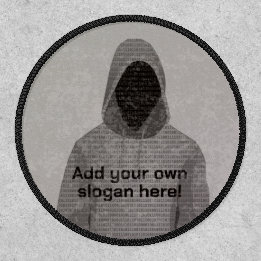 Grunge Hacker - Monotone Grey Cyber Rebel - Custom