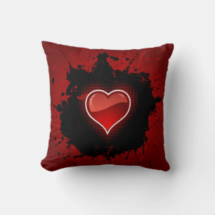 Grunge Heart Cushion