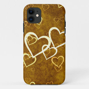 Grunge hearts iPhone 11 case