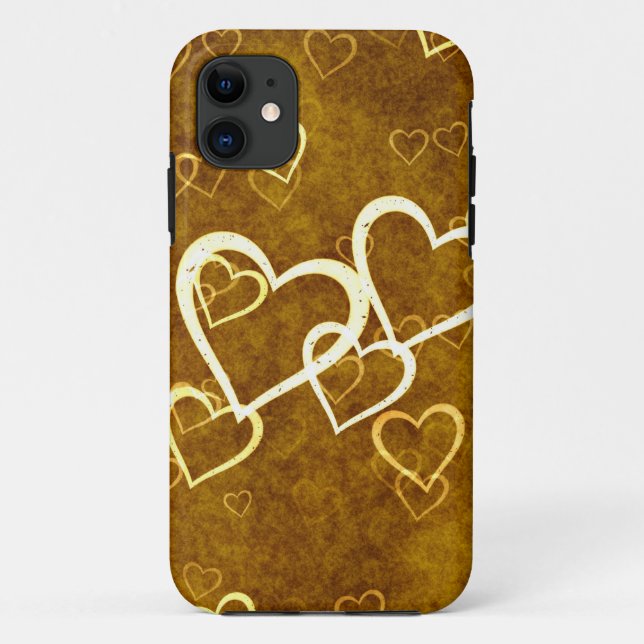 Grunge hearts Case-Mate iPhone case (Back)