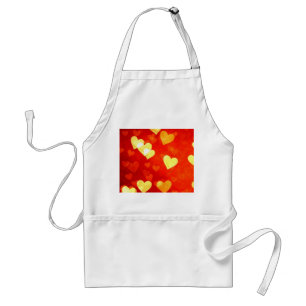 Grunge hearts standard apron