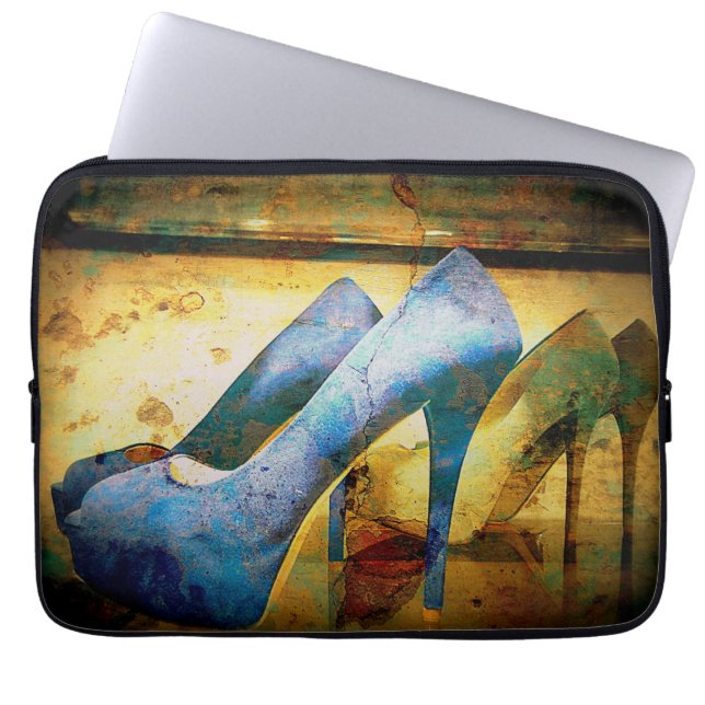 Grunge Heels Neoprene Laptop Sleeve 13 inch (Front)