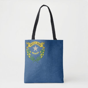 Grunge illustration of Nevada state flag Tote Bag