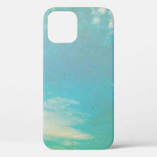 Grunge image of sky background. home decor, backgr iPhone 12 case