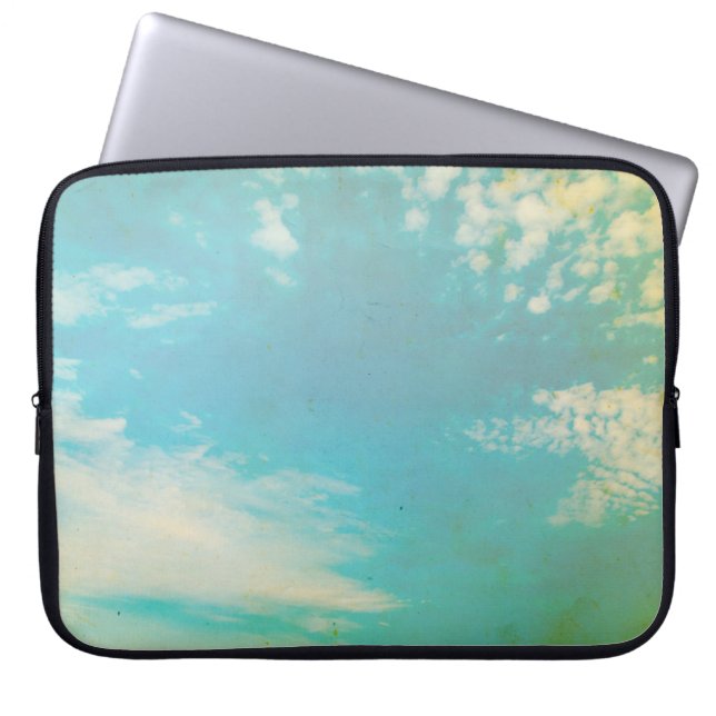 Grunge image of sky background. home decor, backgr laptop sleeve (Front)