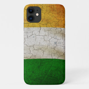 Grunge Ireland flag iPhone 11 Case