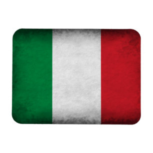 Grunge Italian Flag Magnet