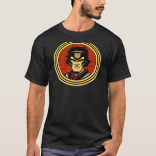 Grunge Japanese Asian Inspired Samurai Warrior Vin T-Shirt