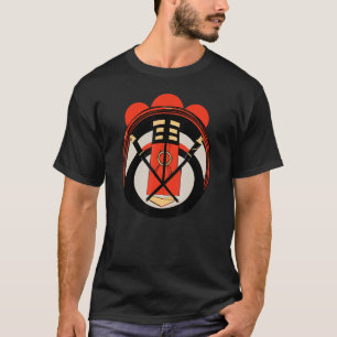 Grunge Japanese Asian Inspired Samurai Warrior Vin T-Shirt